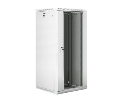 Szafa RACK Lanberg Wisząca 19" 27U 600x600mm jednosekcyjna (szara)